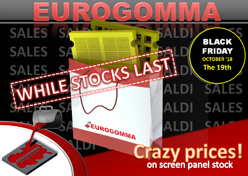 With EUROGOMMA black Friday comes one month earlier!